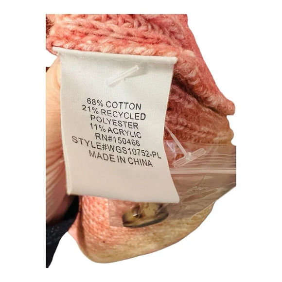 Market & Spruce Women's Multi-Color Long Sleeve Pullover Sweater Plus Size 3X - Picture 4 of 6